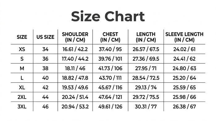 Size Guide