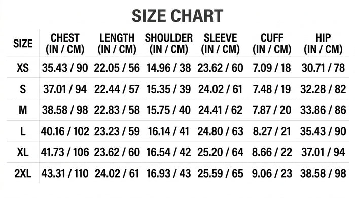 Size Guide