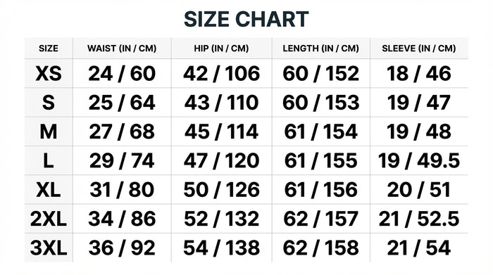 Size Guide