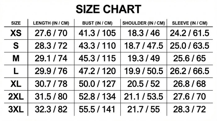 Size Guide