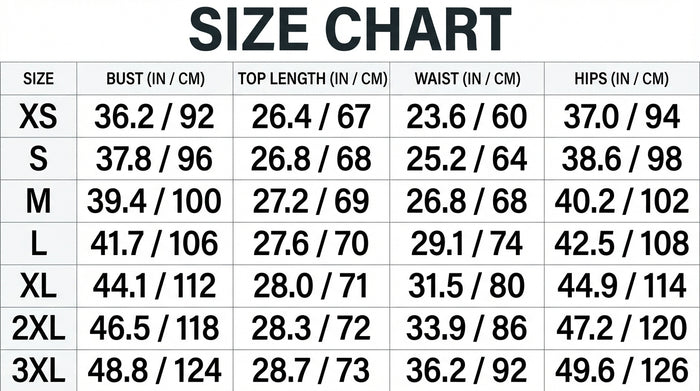 Size Guide