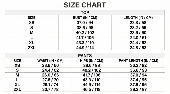 Size Guide