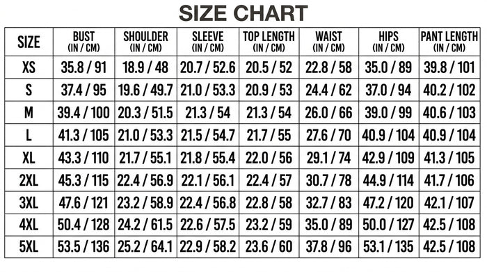 Size Guide