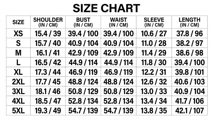 Size Guide