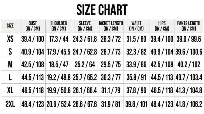 Size Guide
