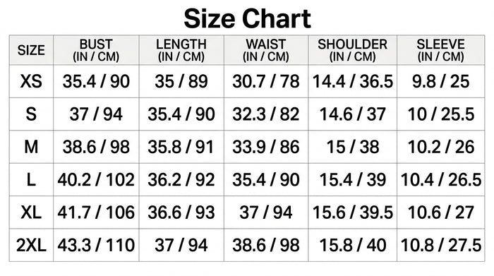 Size Guide