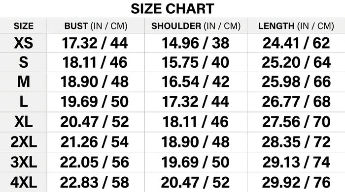 Size Guide