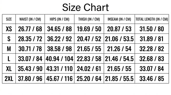 Size Guide