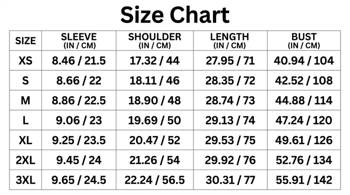 Size Guide