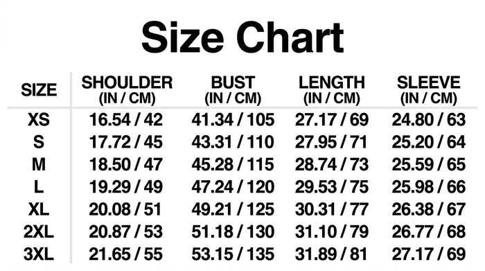 Size Guide