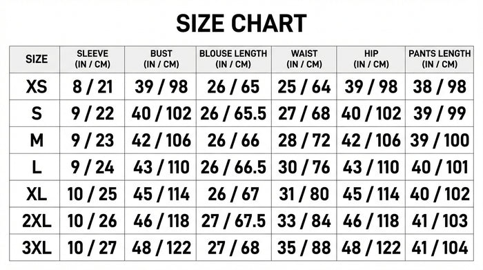 Size Guide