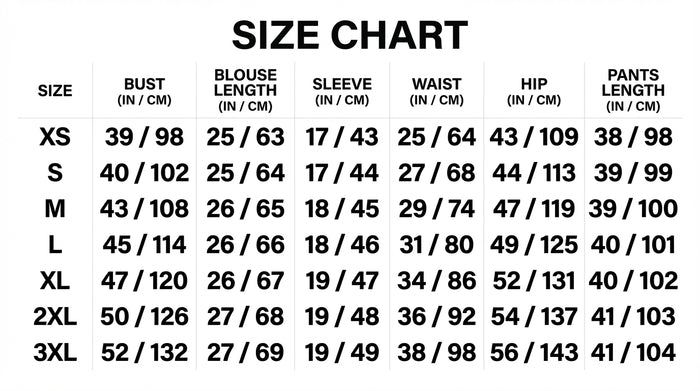 Size Guide