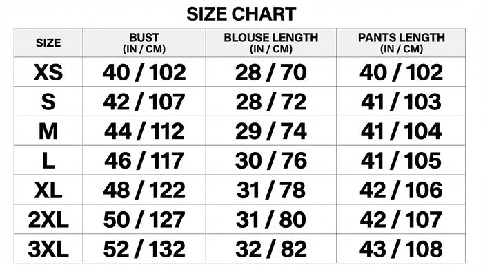 Size Guide