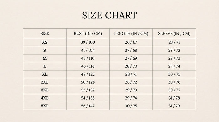 Size Guide