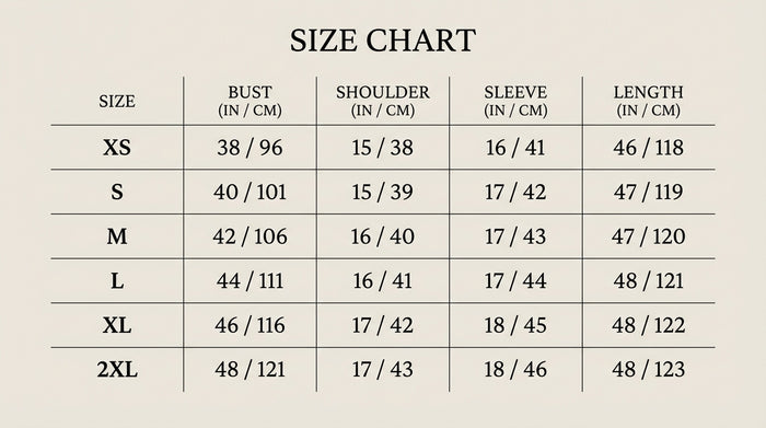 Size Guide