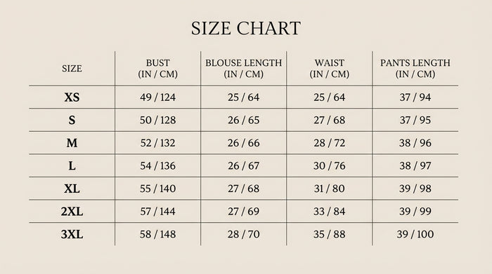 Size Guide