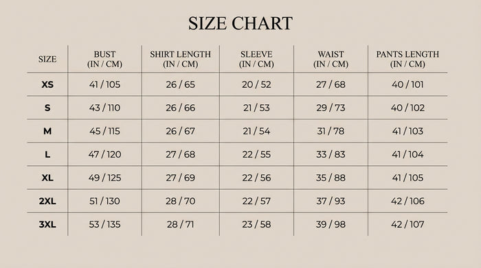 Size Guide