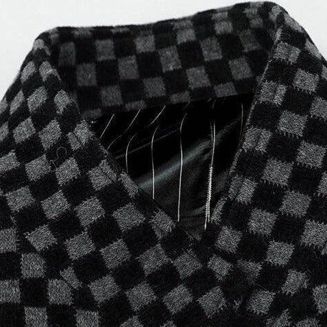 Men’s Blazer-Style Coat – Warm Lined Outerwear for Everyday Elegance and Comfort