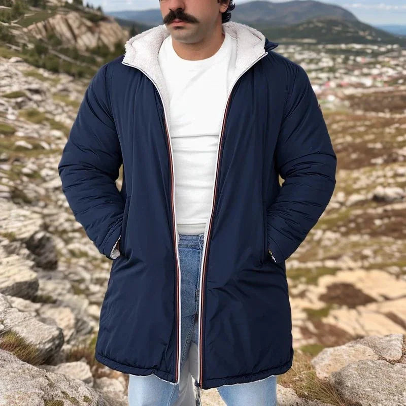 Men’s 2-in-1 Dual-Sided Jacket with Thermal Insulation – Maximum Warmth and Style for Extreme Cold