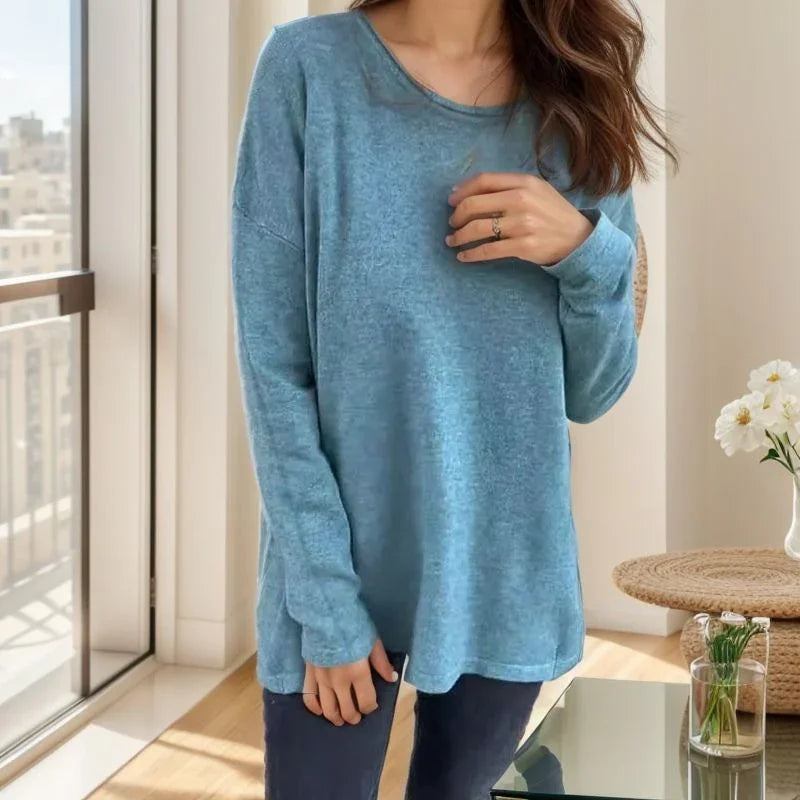 Zendaya™ Sweater in Comfort Cotton Knit with Decorative Buttons / For those who choose style with freedom!