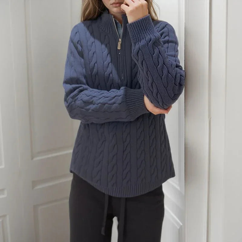 Mathilde™ Knitted Sweater with Turtleneck / The Versatile Piece for Winter Looks with Presence!