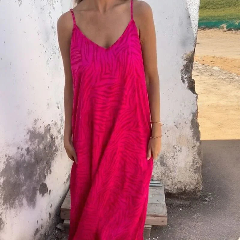 Zaya™ Dress in Cool Viscose with Delicate Adjustable Straps / Absolute lightness with a comfortable and elegant fit!
