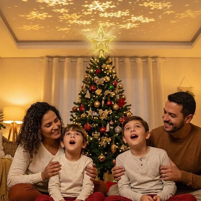 Christmas Projector for the Top of the Christmas Tree / Bring the Christmas Spirit Into Your Home!