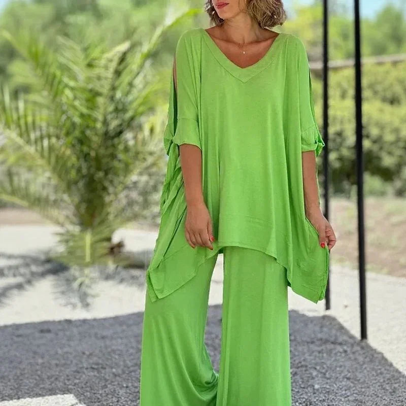 Splendor™ Set in Premium Viscose Knit with a silky feel / Lightweight and Flowing Fit for Absolute Comfort!