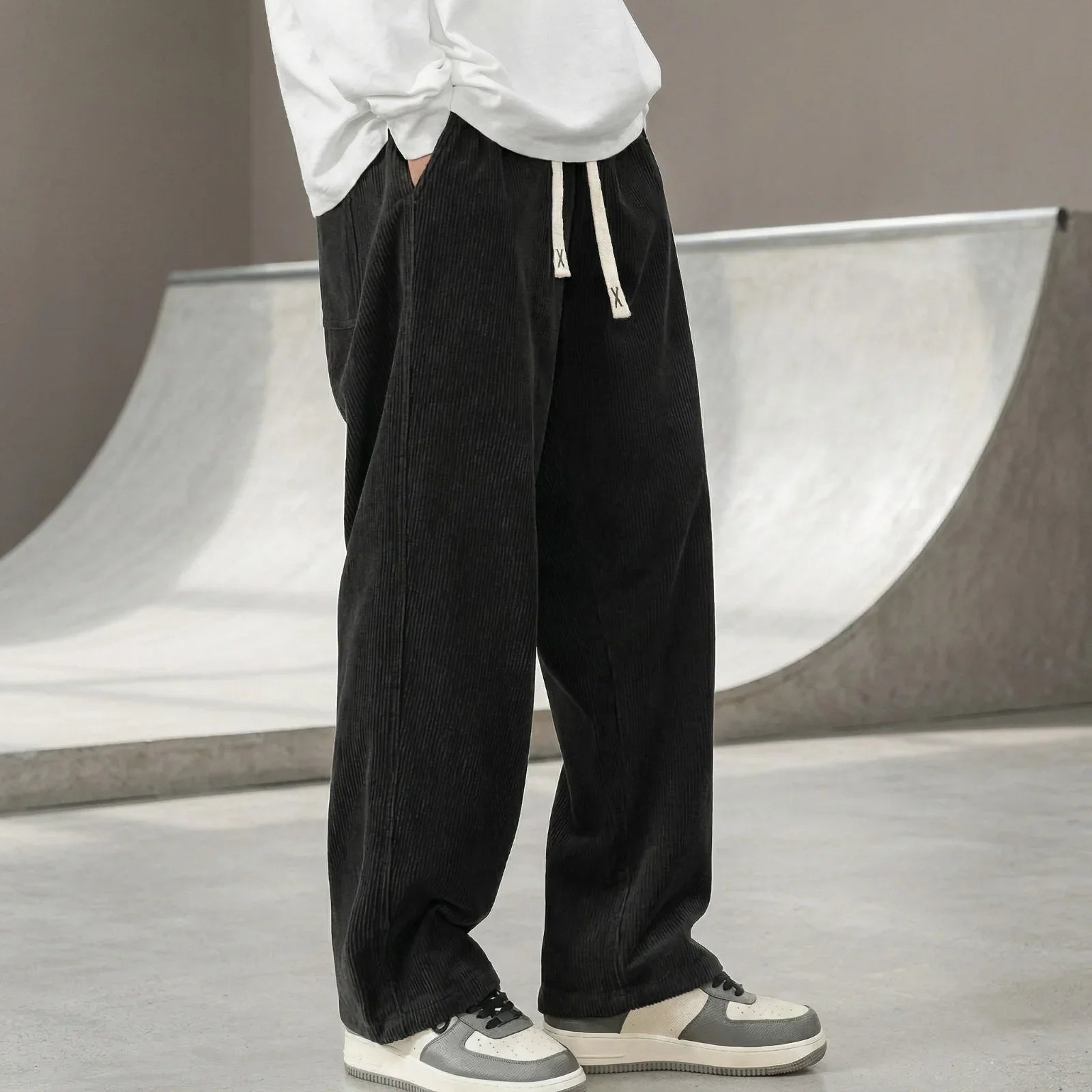 Atlas™ Straight-Leg Textured-Fabric Pants