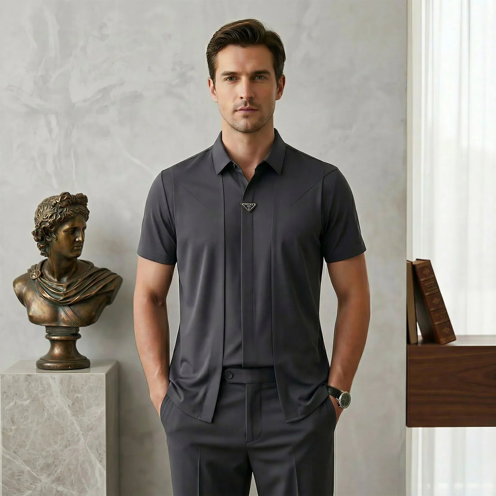 DualLayer™ Shirt with a 2-in-1 Design and Instant Fit!