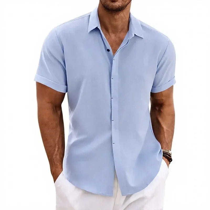Arvian™ Cotton-Linen Shirt with a Casual-Chic Style