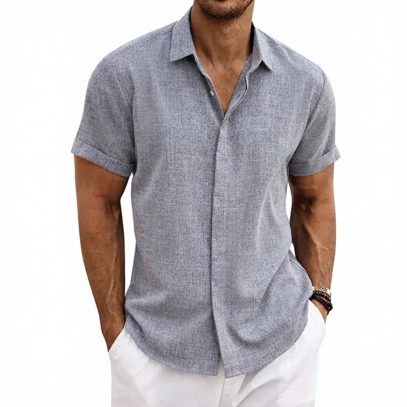 Arvian™ Cotton-Linen Shirt with a Casual-Chic Style