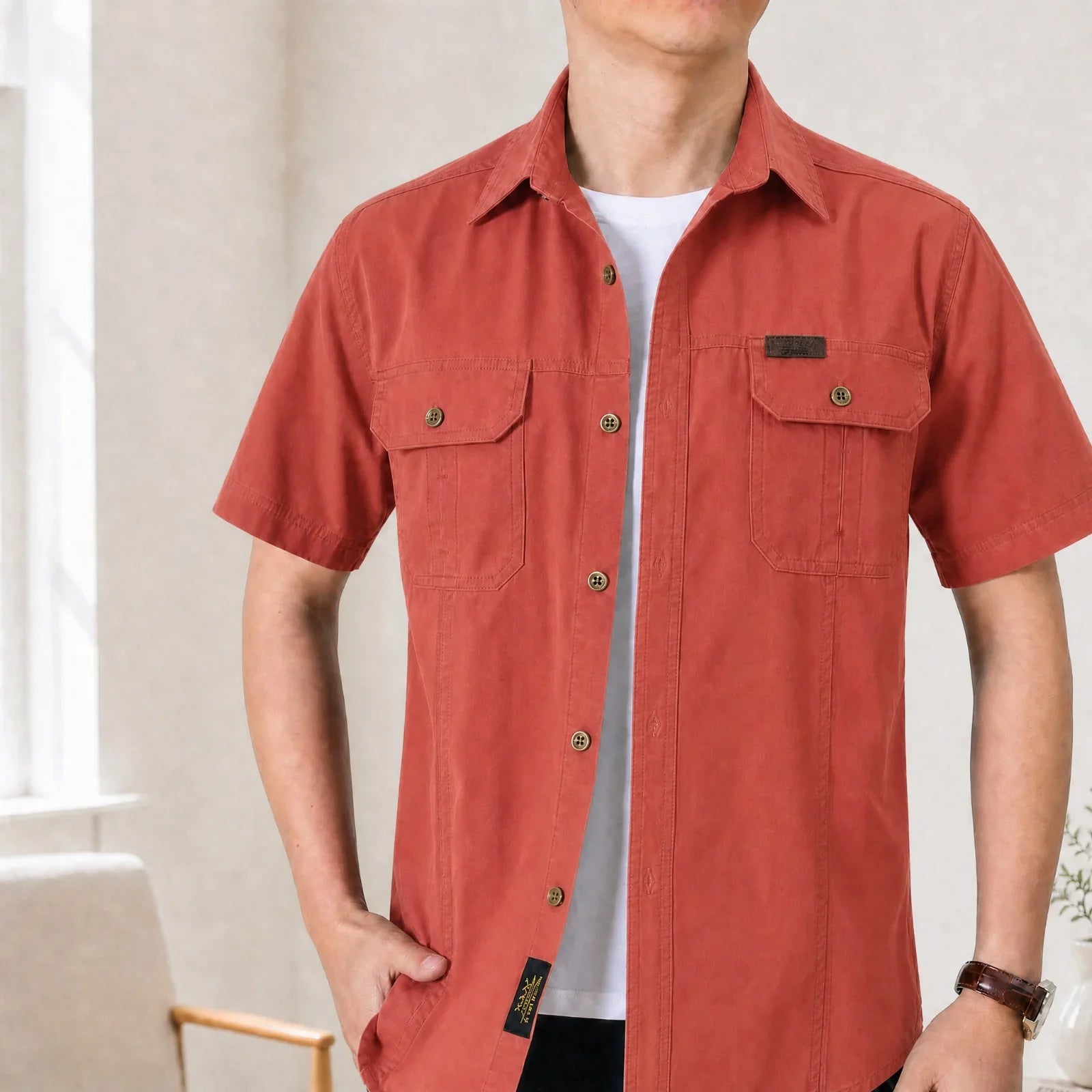 Adventure™ Cotton Shirt with Utility Pockets