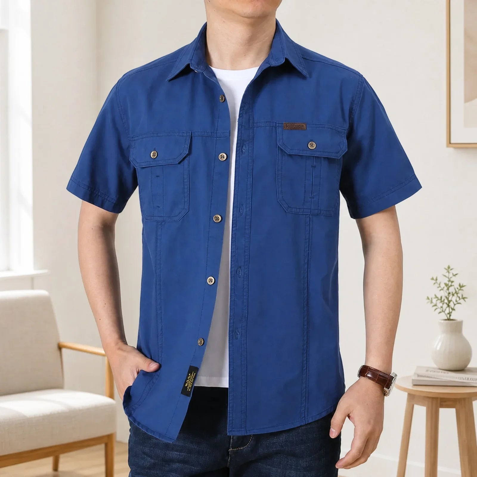 Adventure™ Cotton Shirt with Utility Pockets