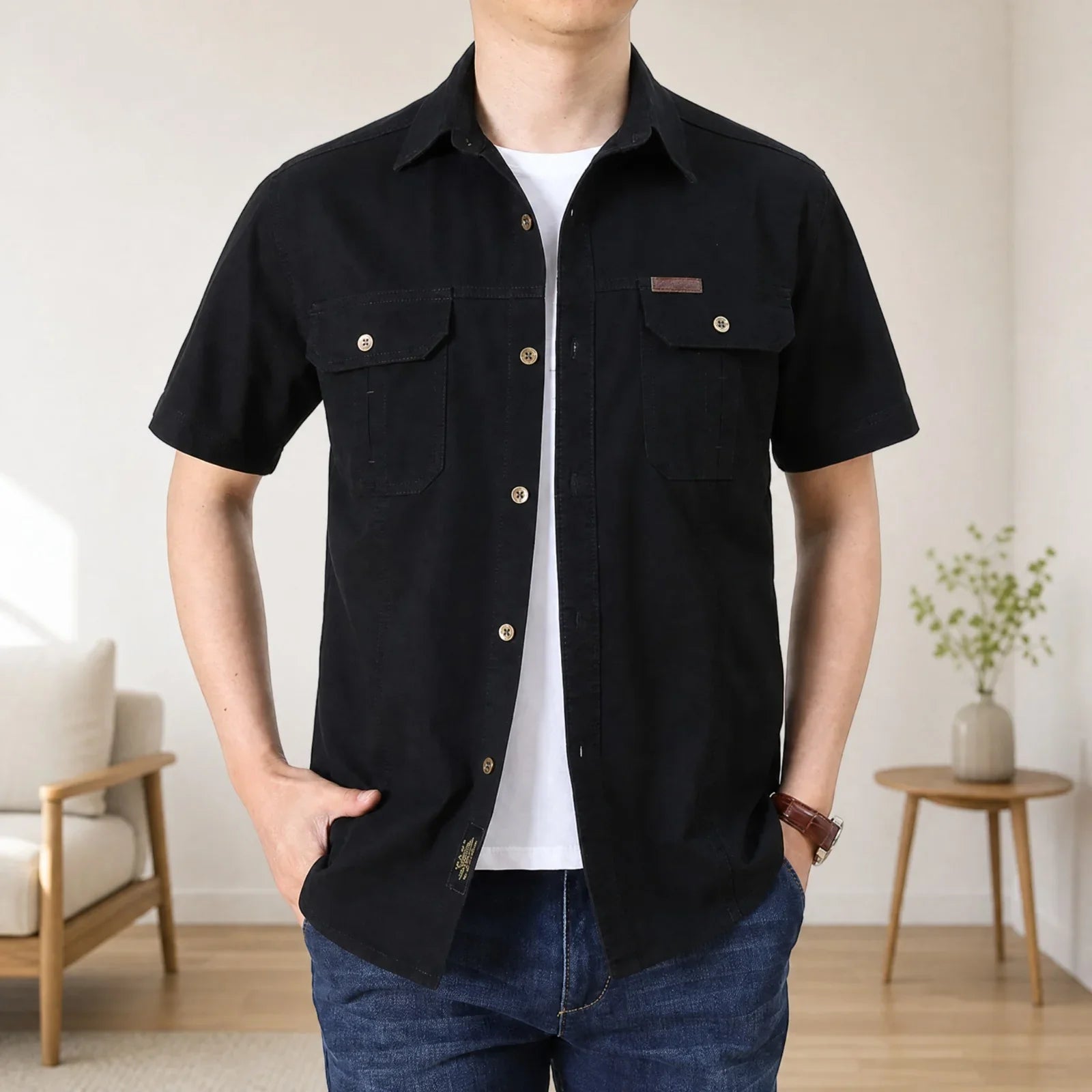 Adventure™ Cotton Shirt with Utility Pockets