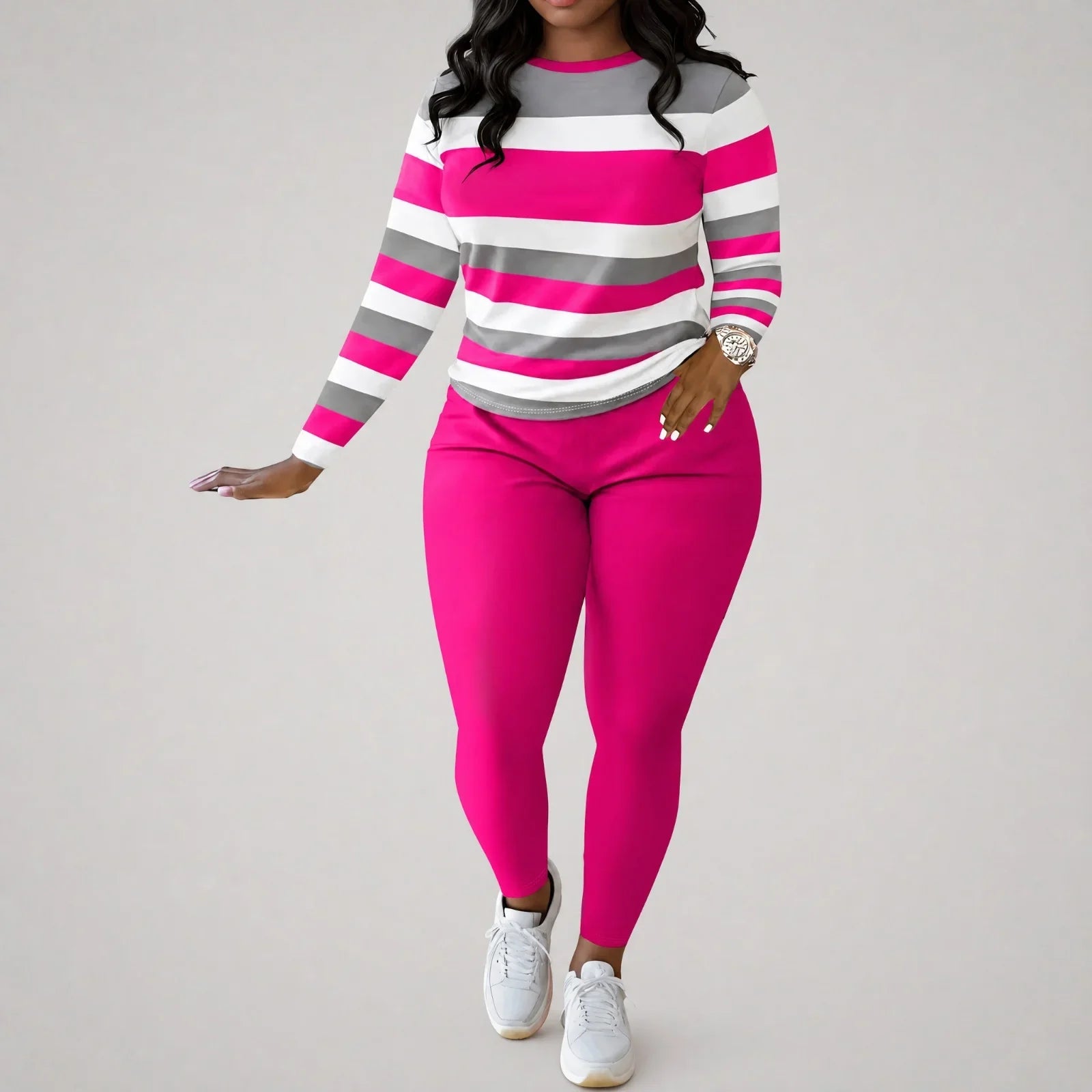 Alice™ Set with Striped Print and Sculpting Fit