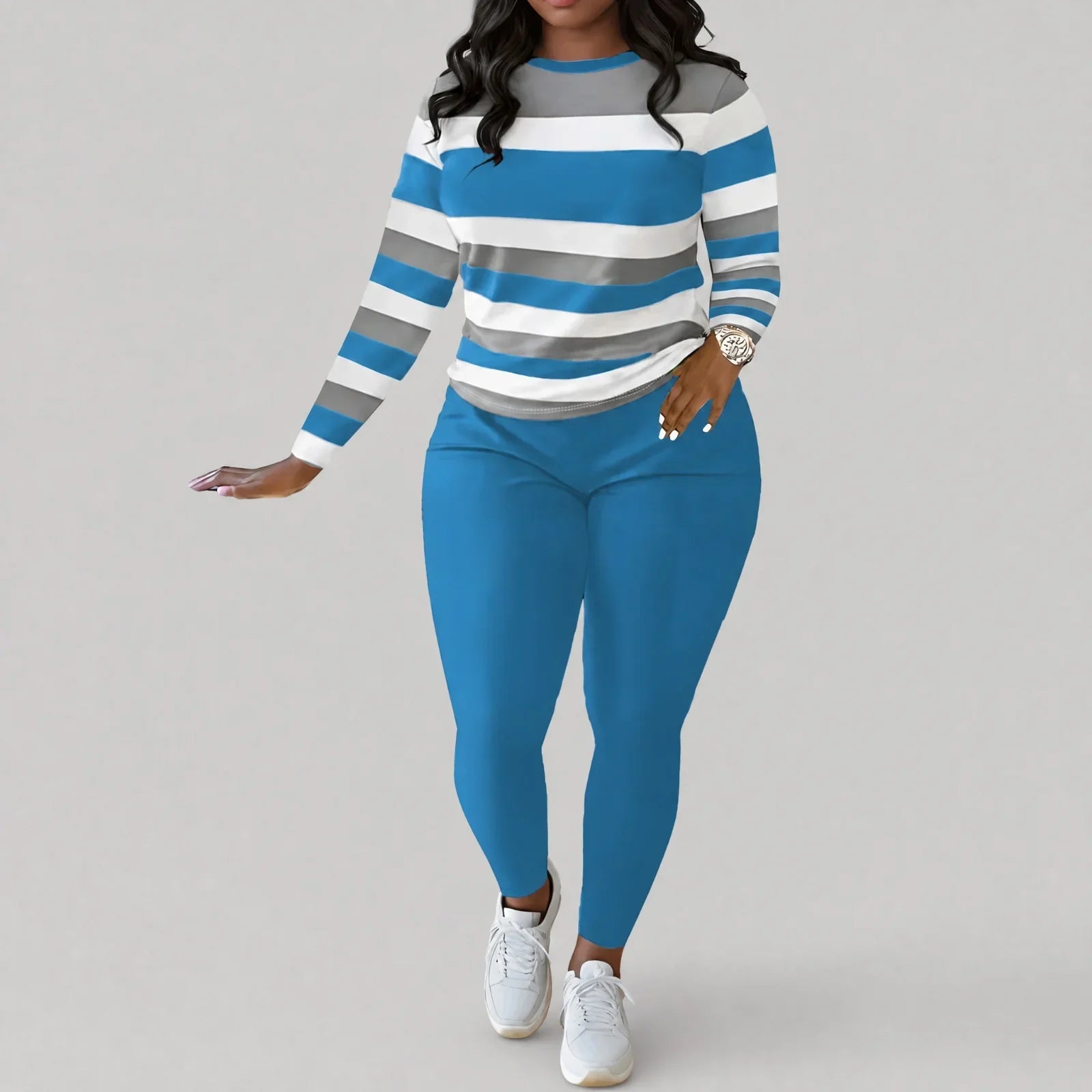 Alice™ Set with Striped Print and Sculpting Fit