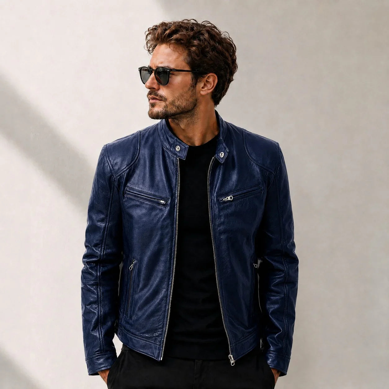 Yakuza™ Jacket in Premium Leather with a Minimalist, Timeless Design