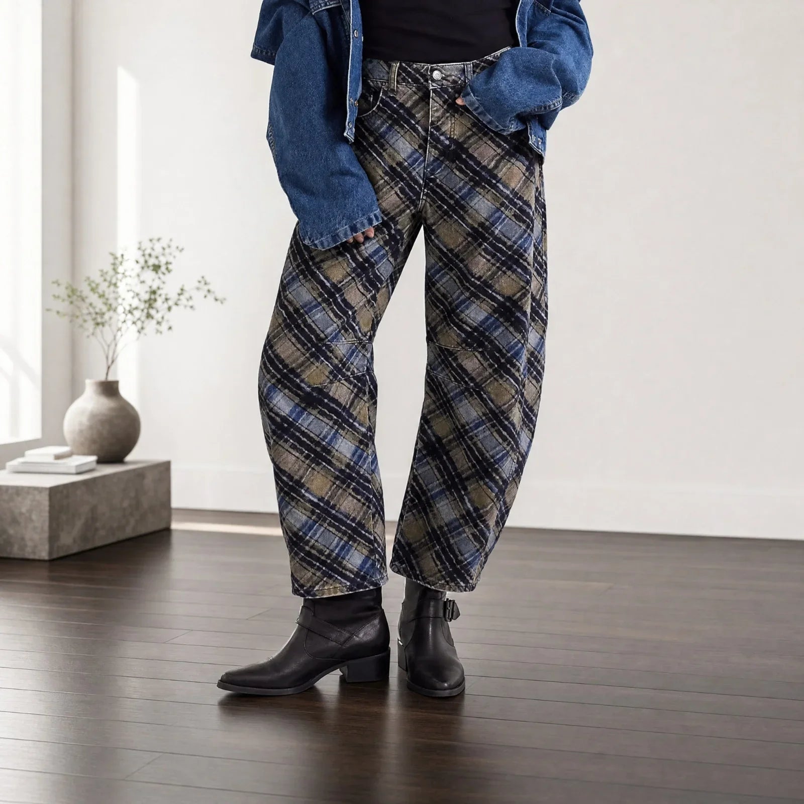 Alvida™ Pants with Floral Print and Wide Fit