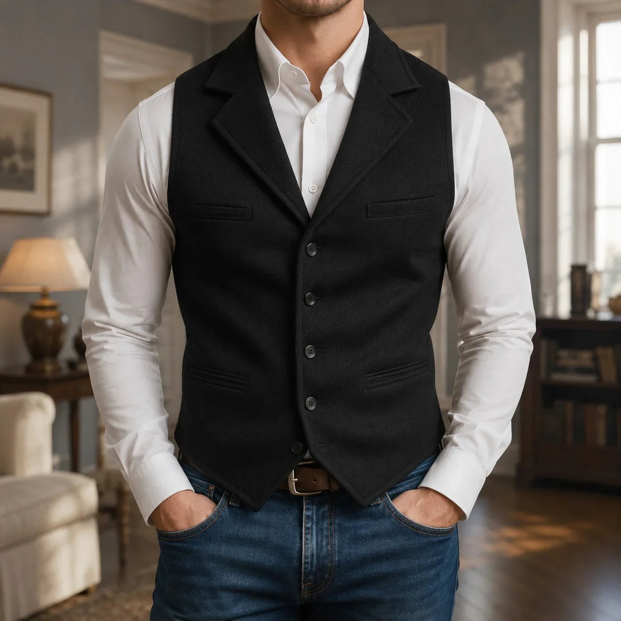 Harrison™ Vest with Classic Structure and Tailored Fit