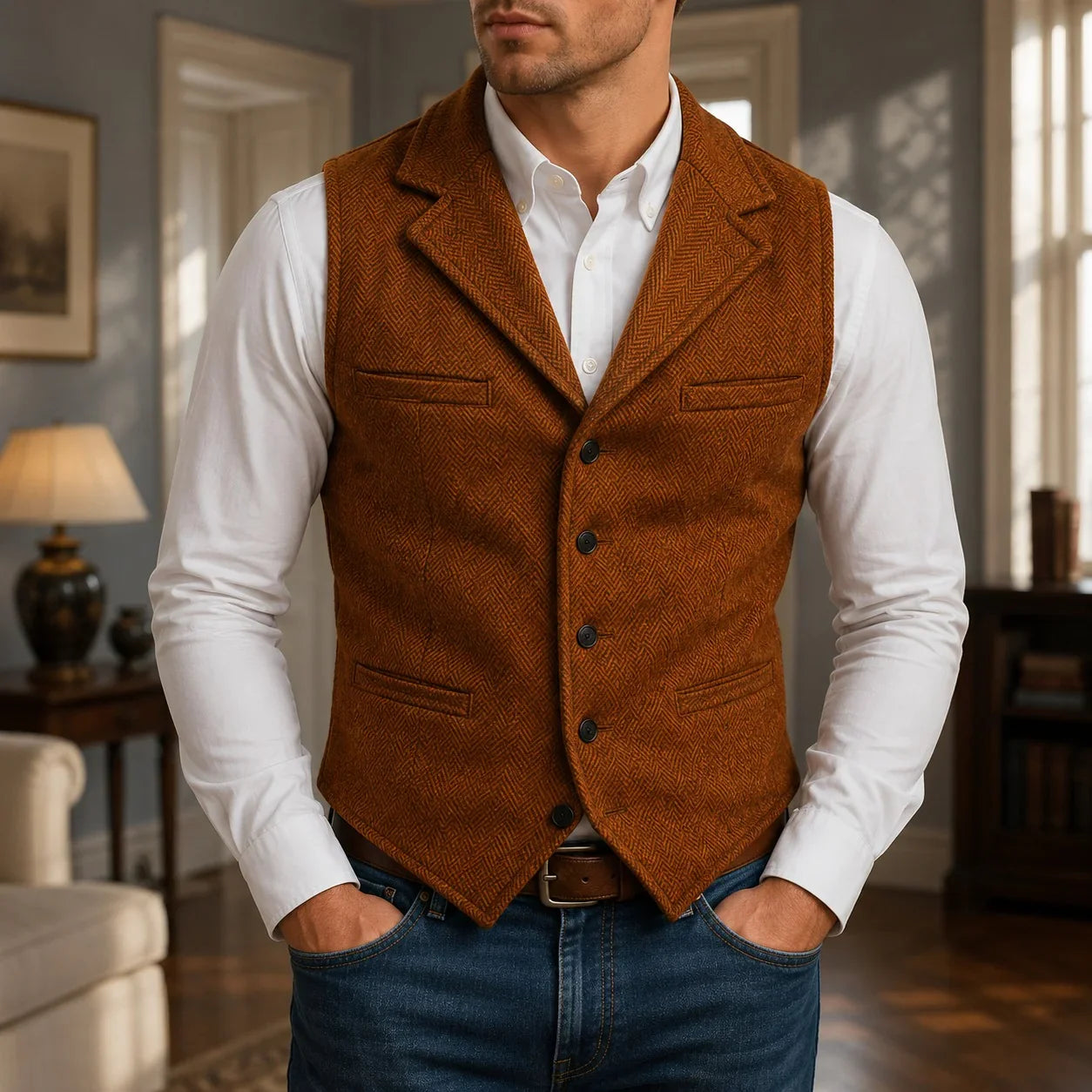 Harrison™ Vest with Classic Structure and Tailored Fit