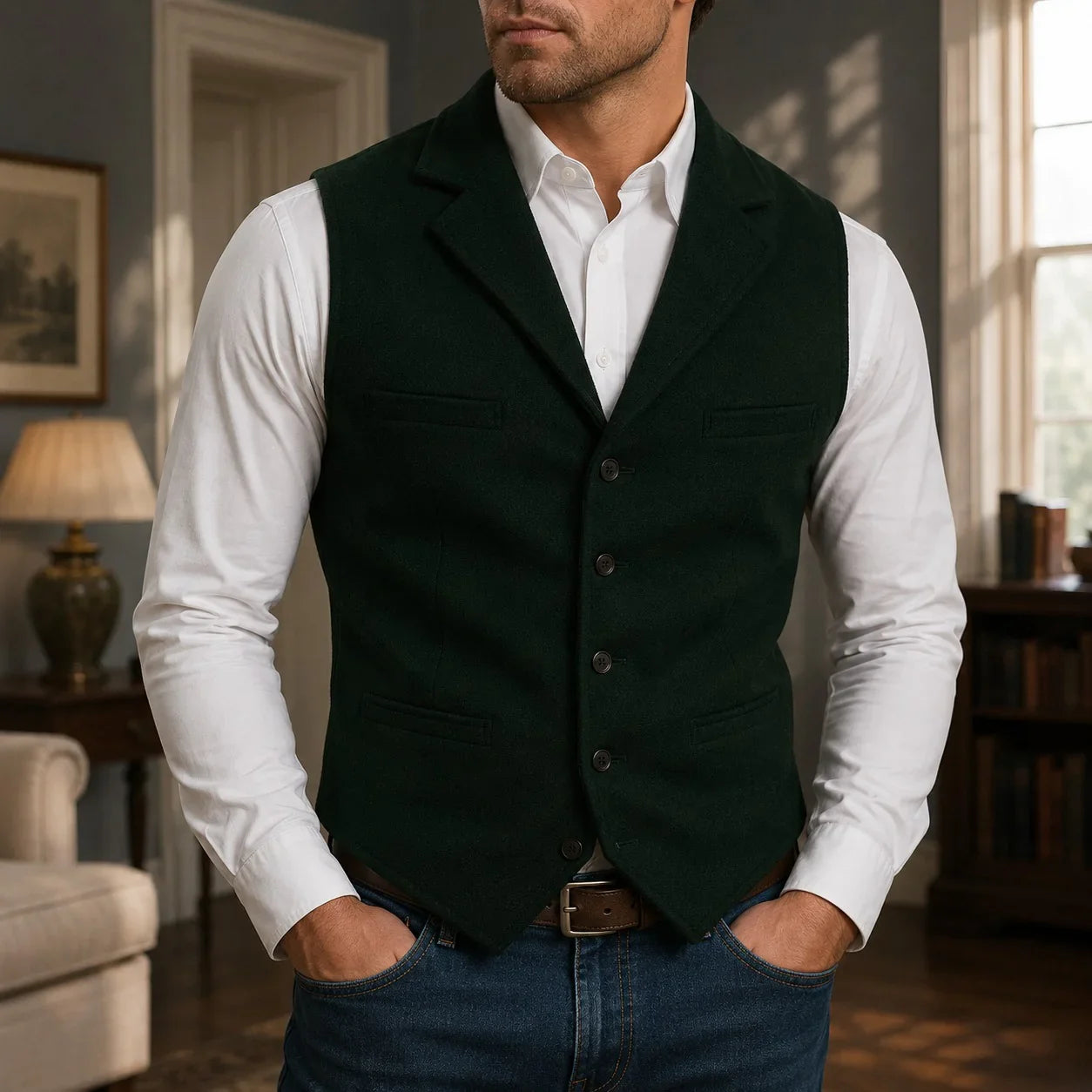 Harrison™ Vest with Classic Structure and Tailored Fit
