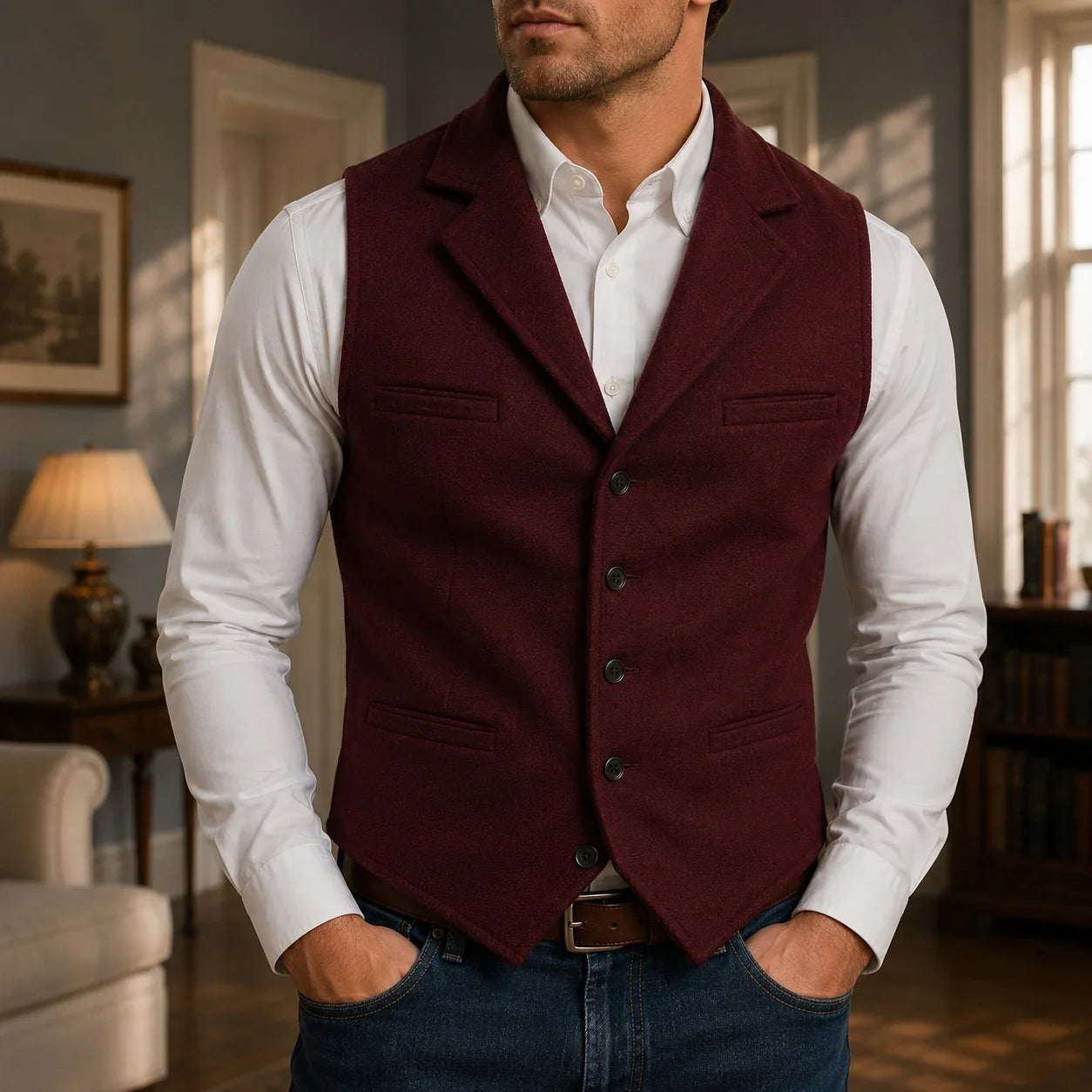 Harrison™ Vest with Classic Structure and Tailored Fit