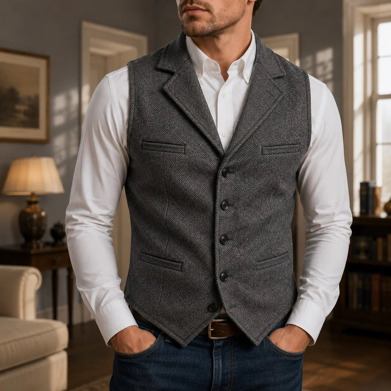 Harrison™ Vest with Classic Structure and Tailored Fit