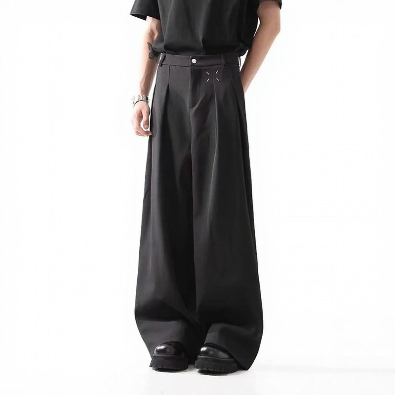 Kronos™ Tailored Wide-Leg Pants With Premium Streetwear Aesthetic