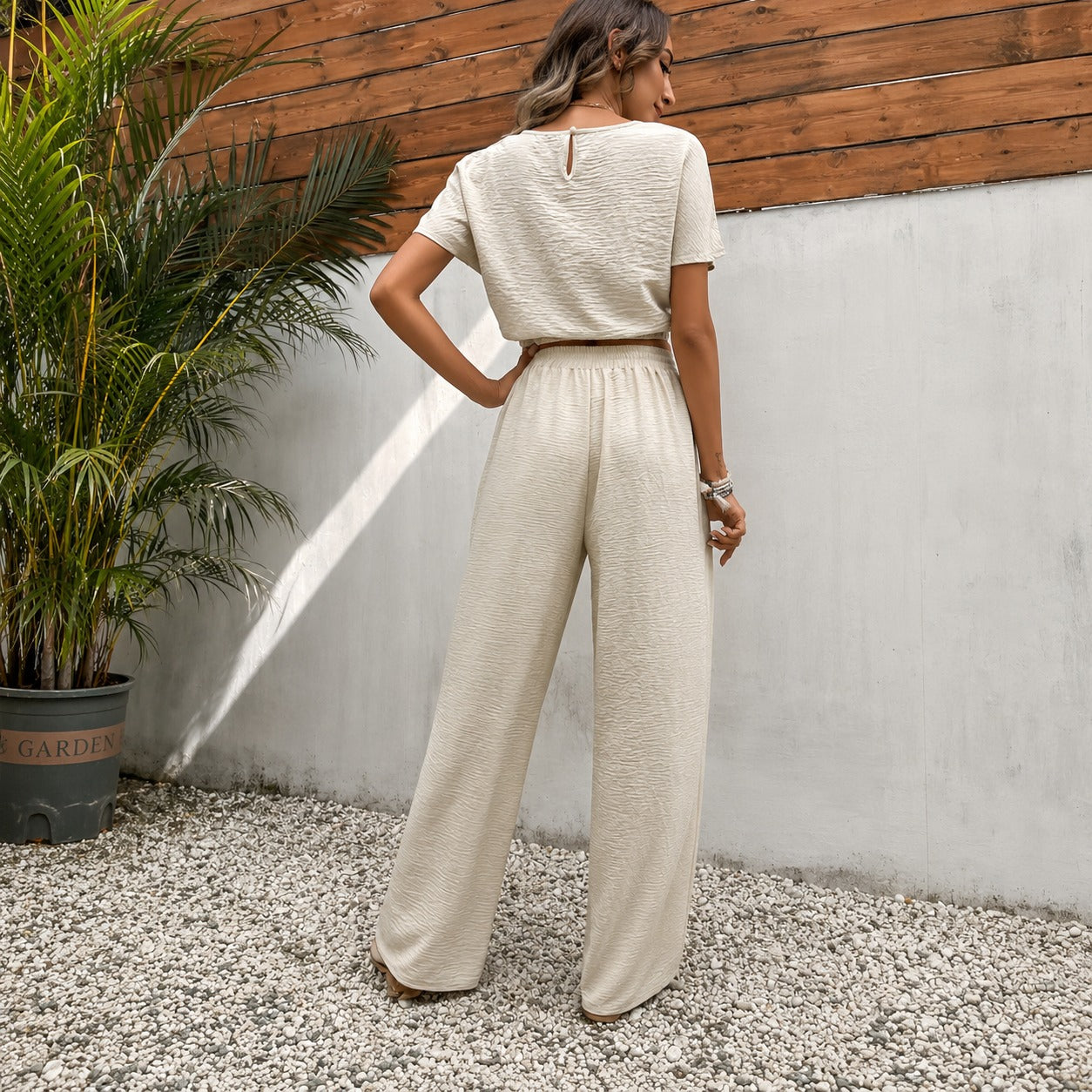 Juliette™ Premium Viscose Set with Cropped Top