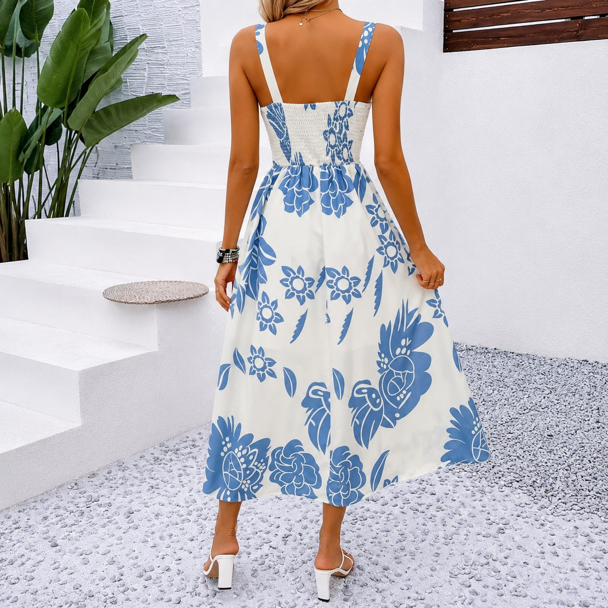 Rosalie™ Premium Viscose Dress with Floral Print