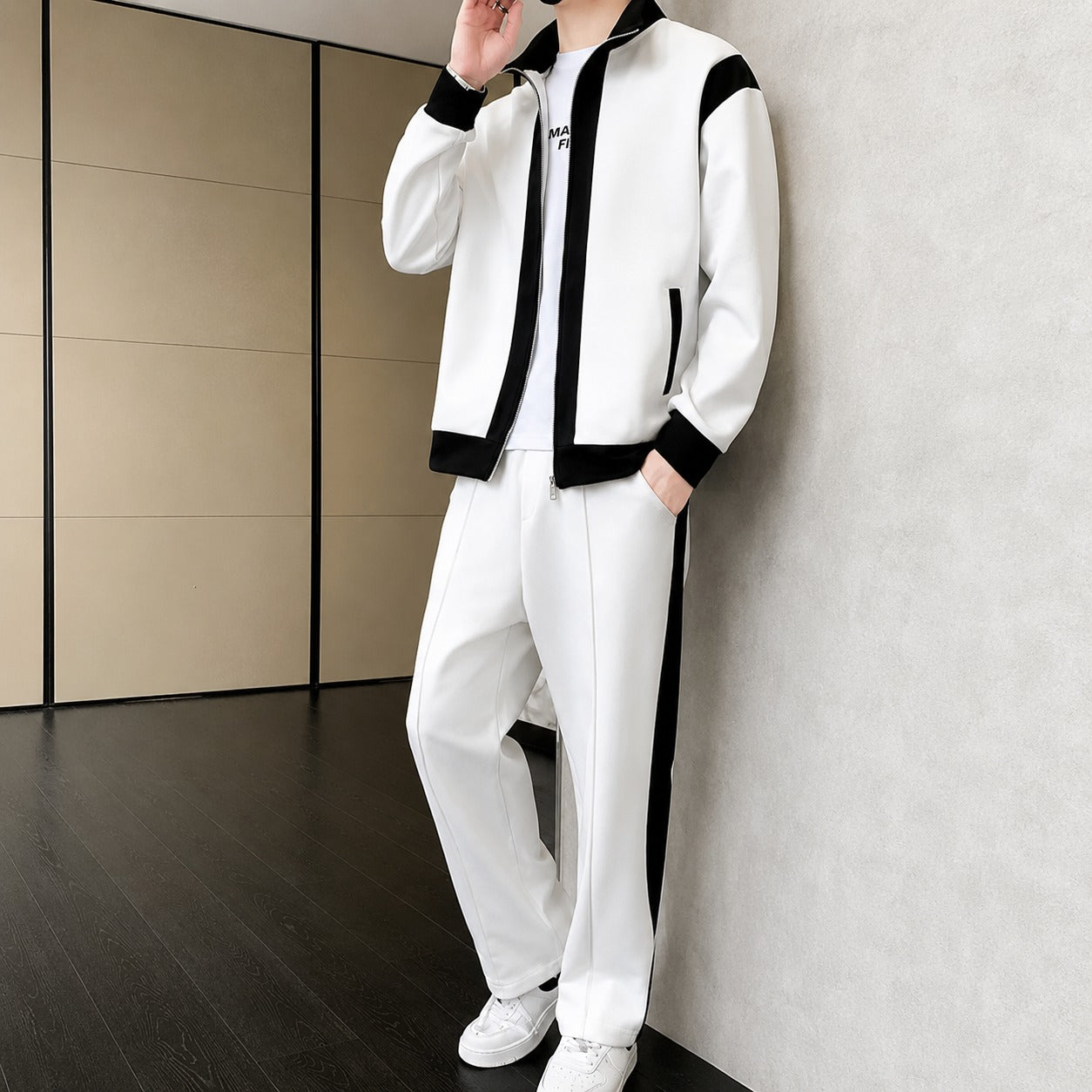 Marseilles™ Set with High Collar and Contrast Panels