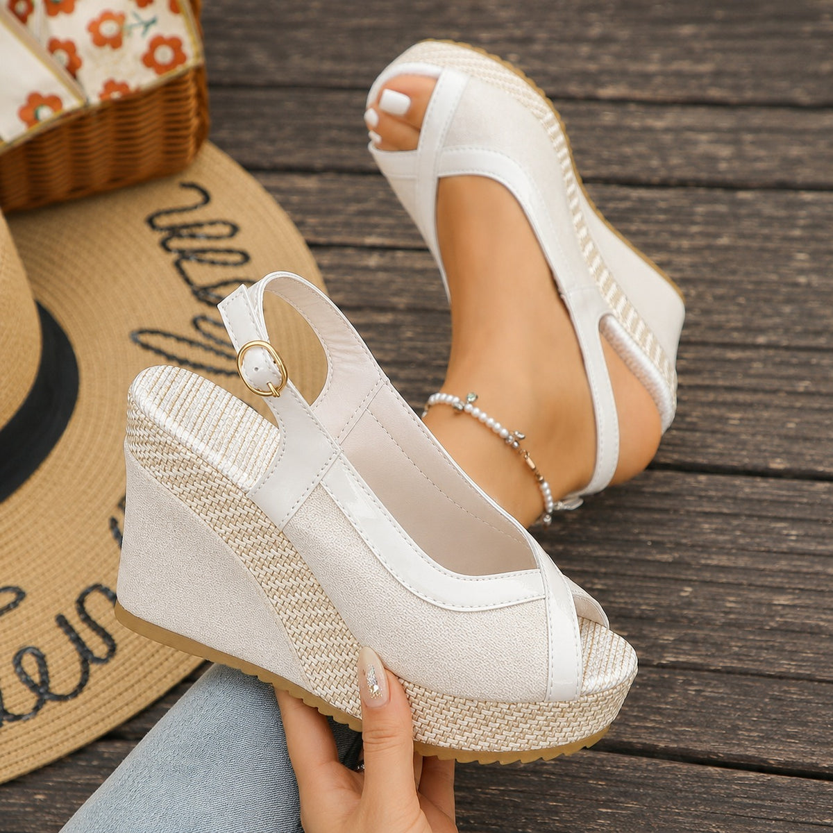 Ravello™ Sandals with Comfortable Platform and Elegant Crisscross Straps