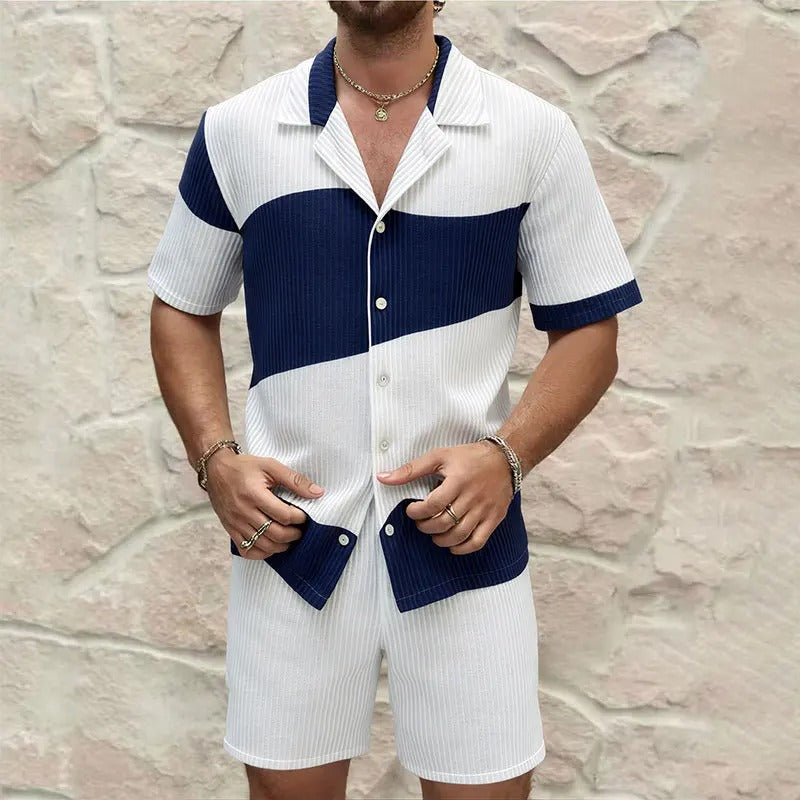 Wilshire™ Textured Knit Set with Two-Tone Design